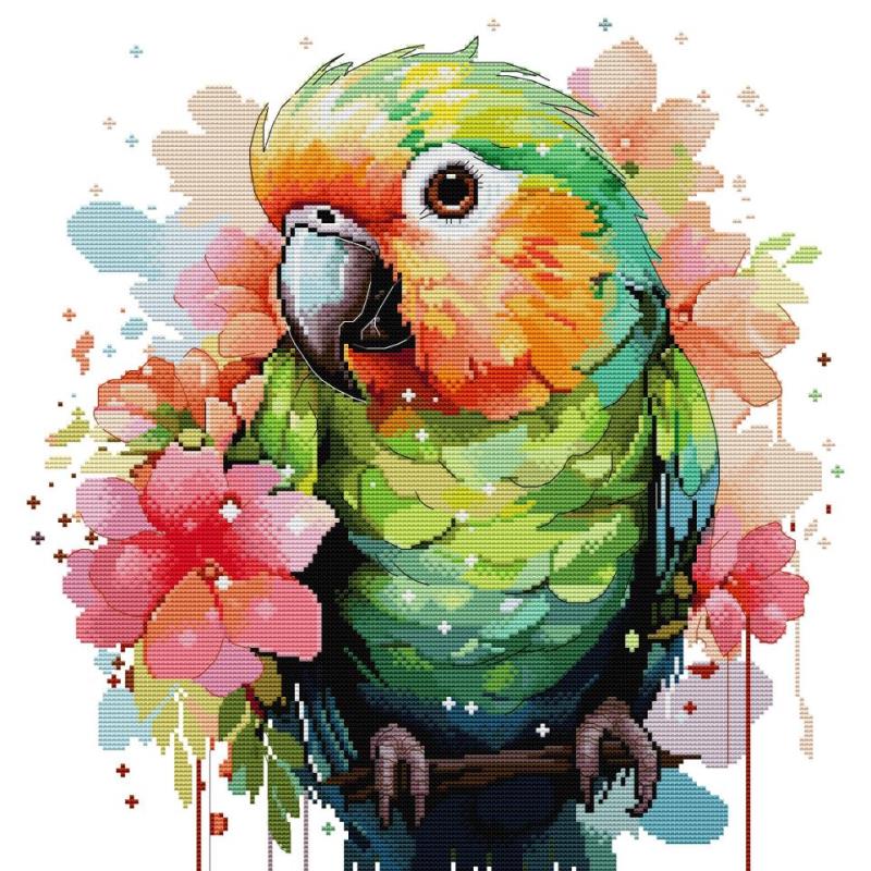 Embroidery Meaning - Bird Patterns Parrot Cross Stitch Kit