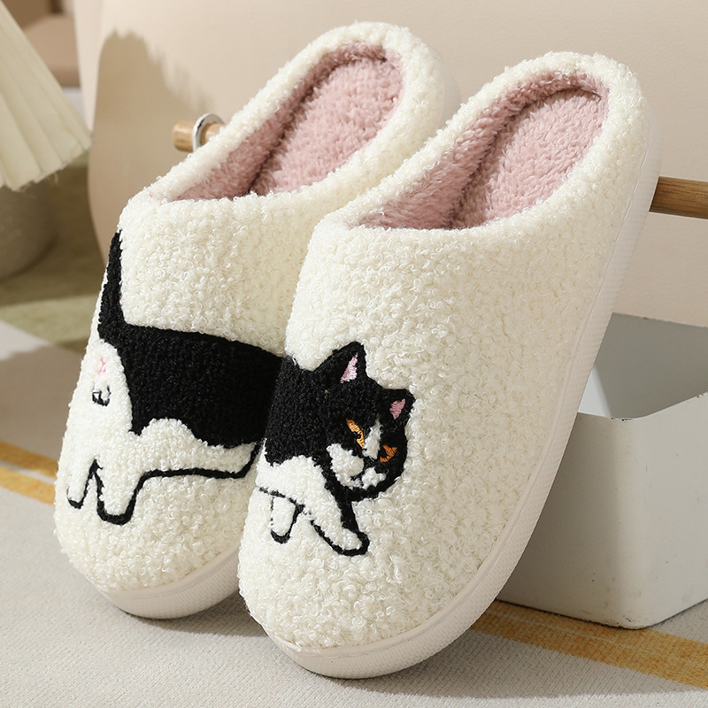 Embroidery Garments - Winter Plush Cute Dachshund Embroidery Home