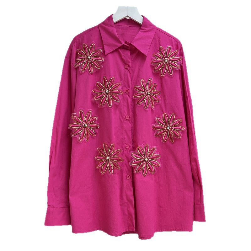 Blouses Women Shirt Vintage Tu - Embroidery Online review and price