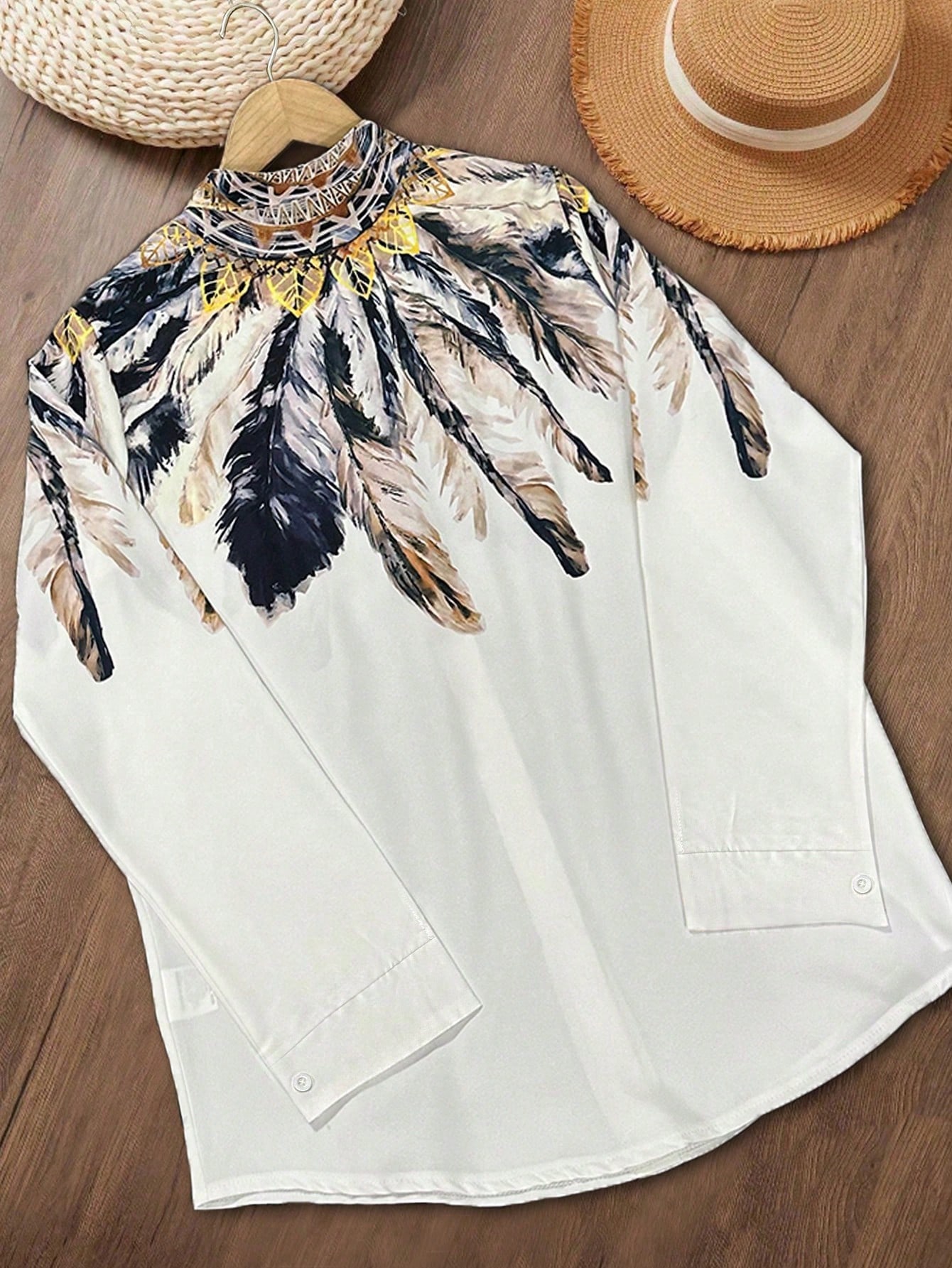 Women's Western ethnic print f - Embroidery Online review and price