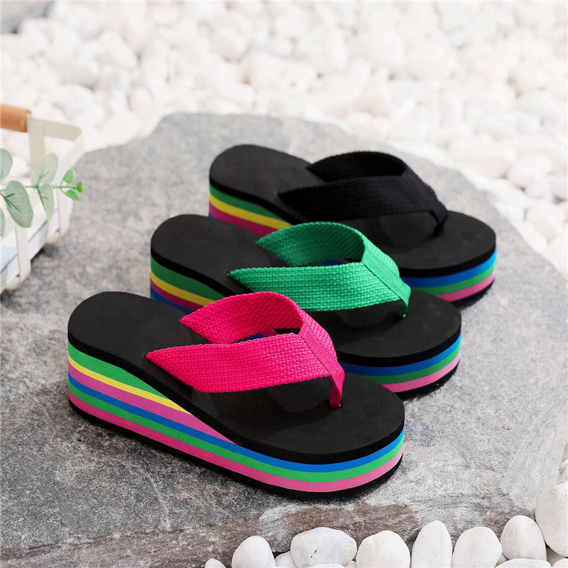 Women Beach Slippers Summer No - Embroidery Garments review and price