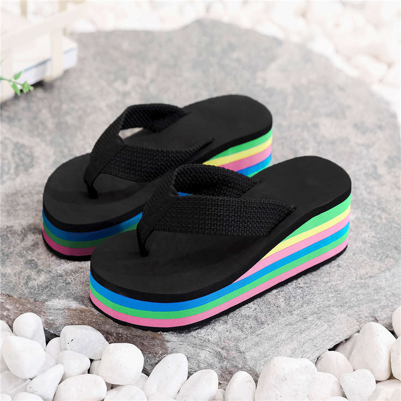 Women Beach Slippers Summer No - Embroidery Garments review and price