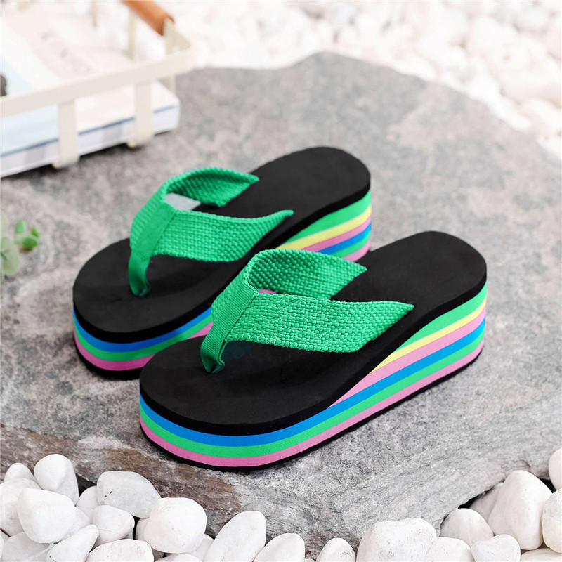 Women Beach Slippers Summer No - Embroidery Garments review and price