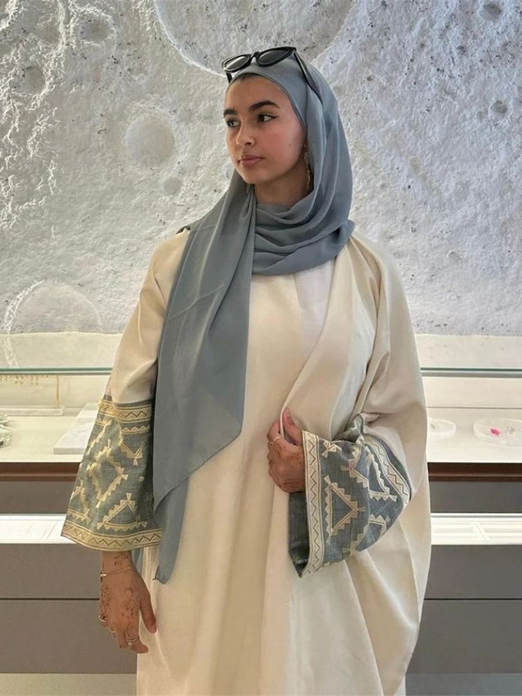 Eid Embroidery Kimono Abaya Du - Embroidery Kebaya review and price