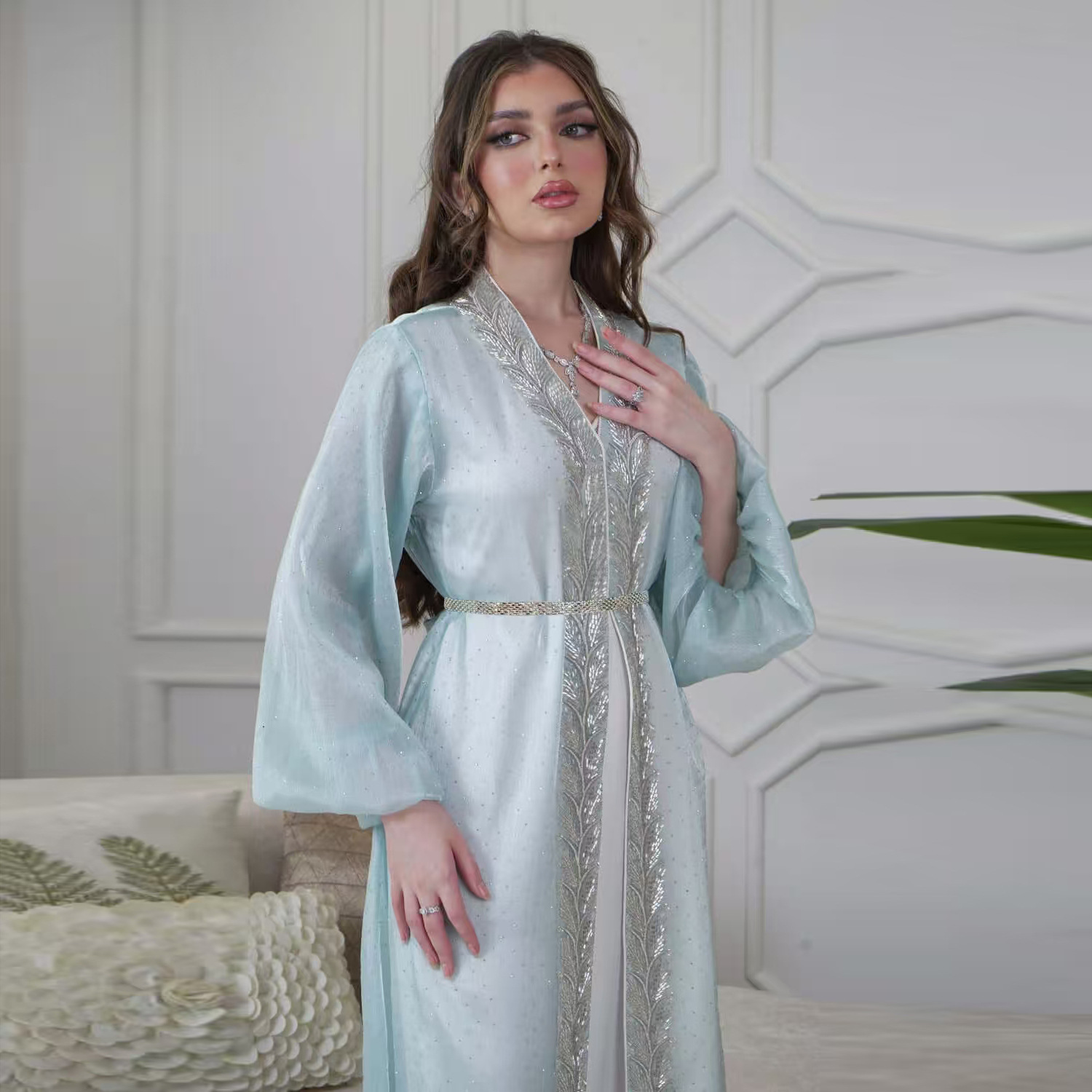 Eid Mubarak Djellaba Kimono Ca - Embroidery Kebaya review and price