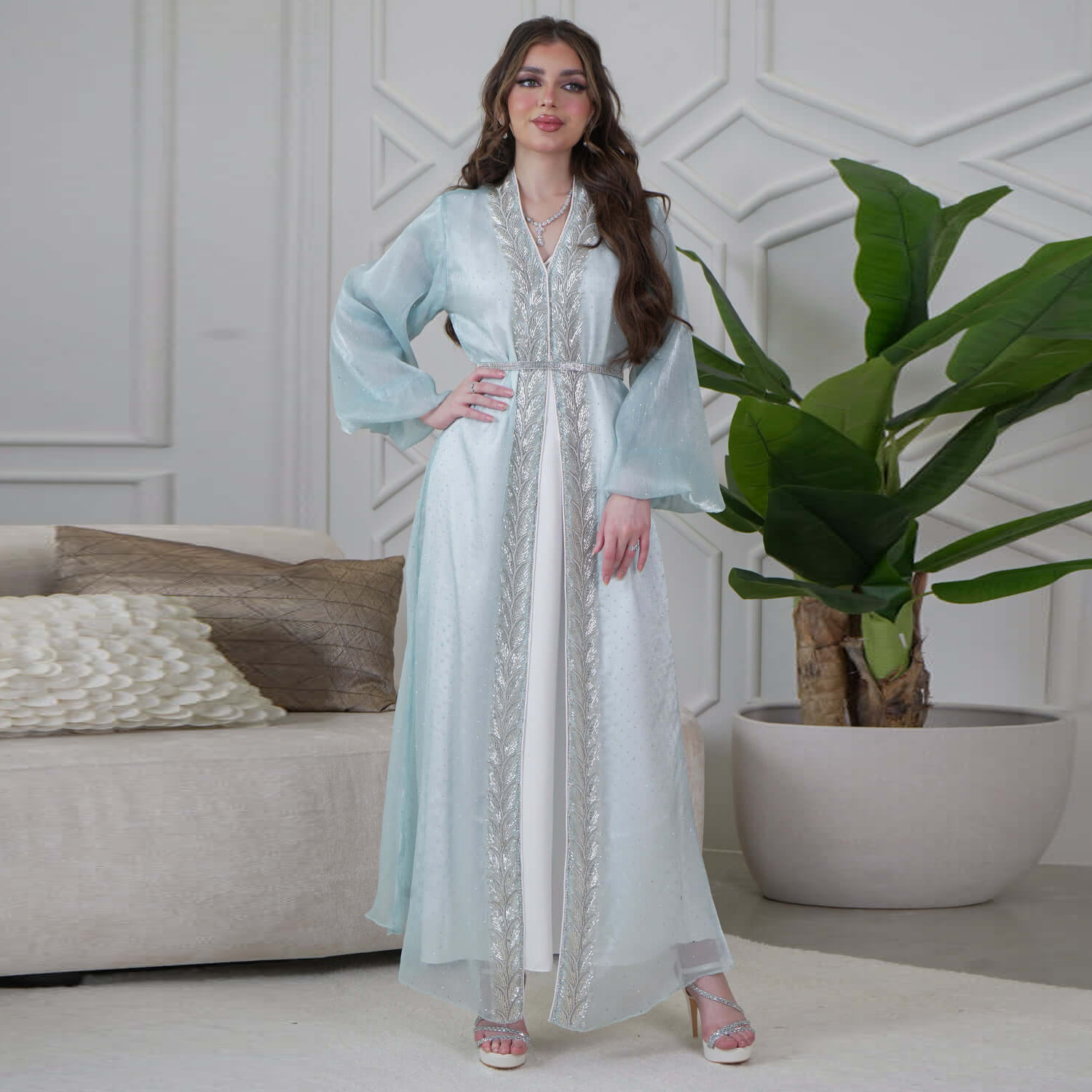 Eid Mubarak Djellaba Kimono Ca - Embroidery Kebaya review and price