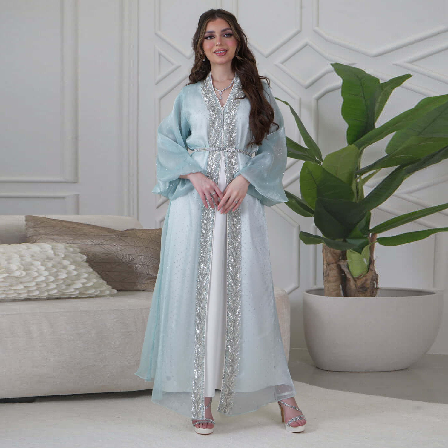 Eid Mubarak Djellaba Kimono Ca - Embroidery Kebaya review and price