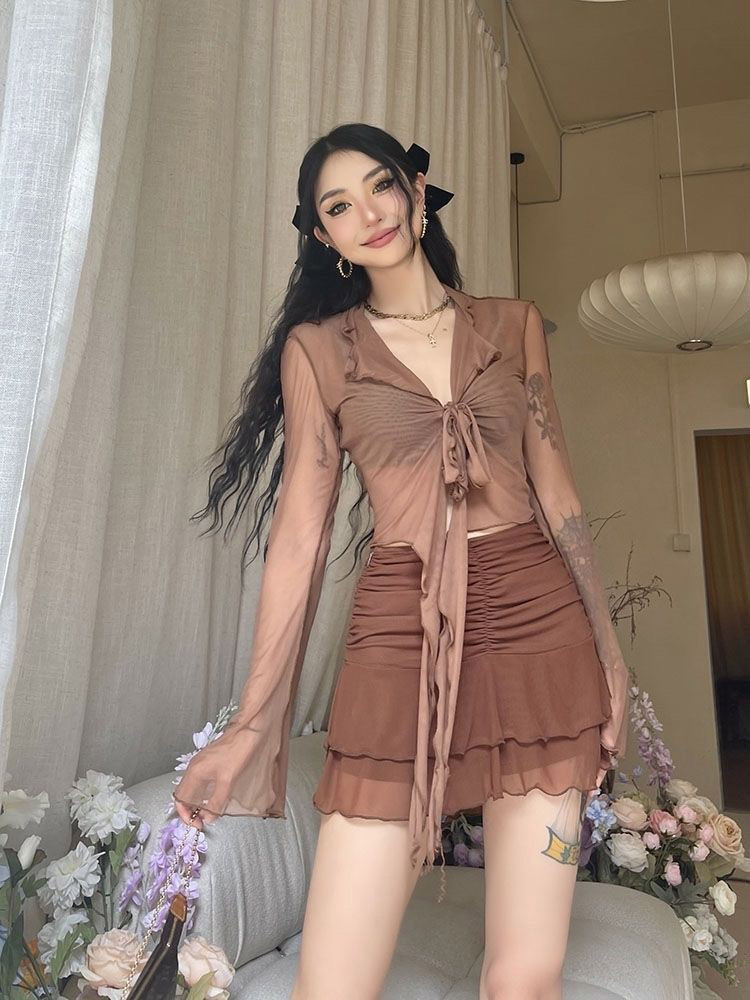 Long Flare Sleeve Blouses for  - Embroidery Online review and price