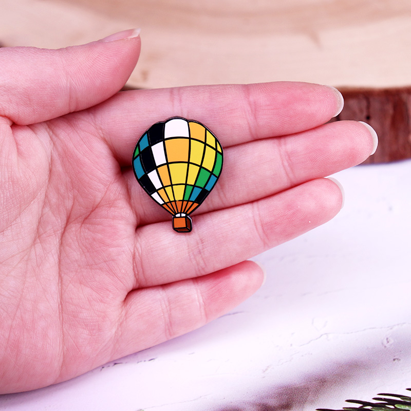 Hot Air Balloon Enamel Pin You - Embroidery Bali review and price