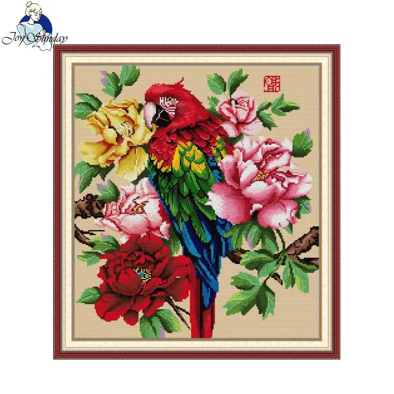 Joy Sunday Beautiful Parrot Pa - Embroidery Meaning review and price