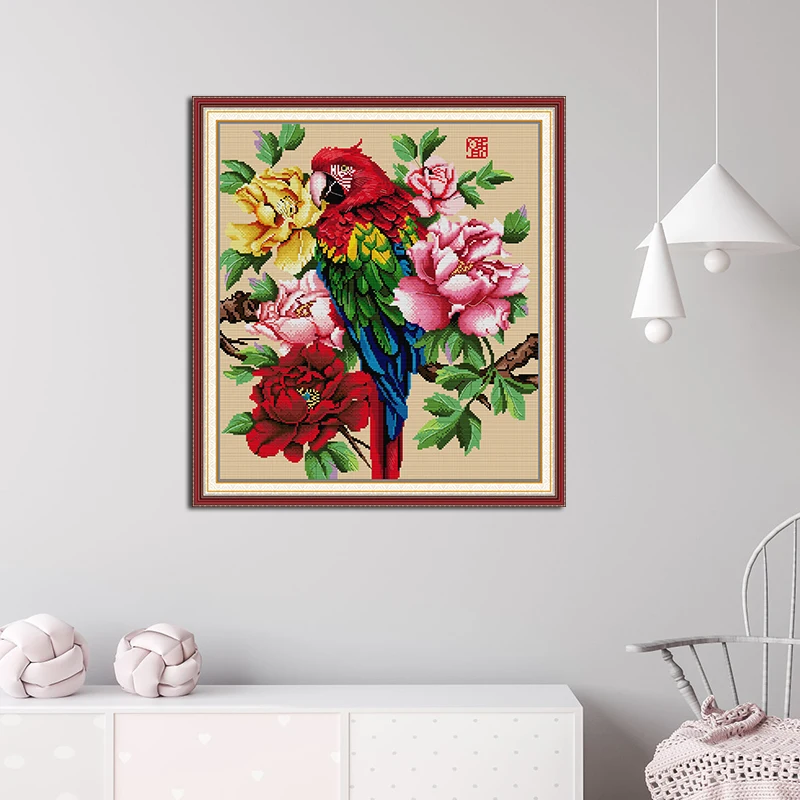 Joy Sunday Beautiful Parrot Pa - Embroidery Meaning review and price