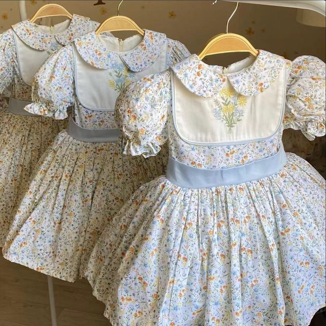 0-12Y Baby Girl Summer Flower  - Embroidery Yellow Dress review and price