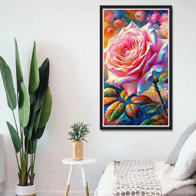 Large Size Picture Full Crysta - Embroidery Rose review and price