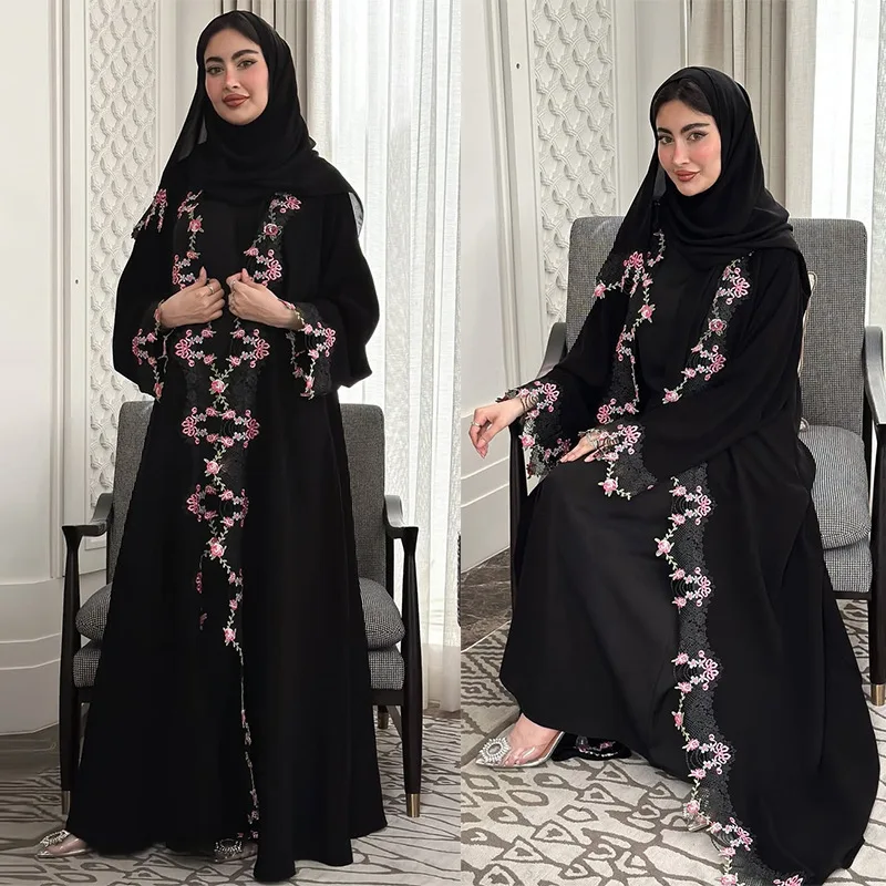 Black Embroidery Kimono Jalabi - Embroidery Kebaya review and price