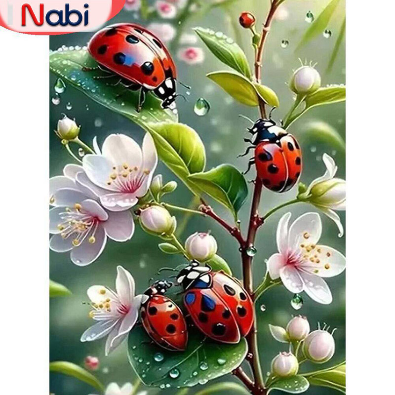 Nabi 5d Diamond Painting Ladyb - Embroidery Lady Bug review and price