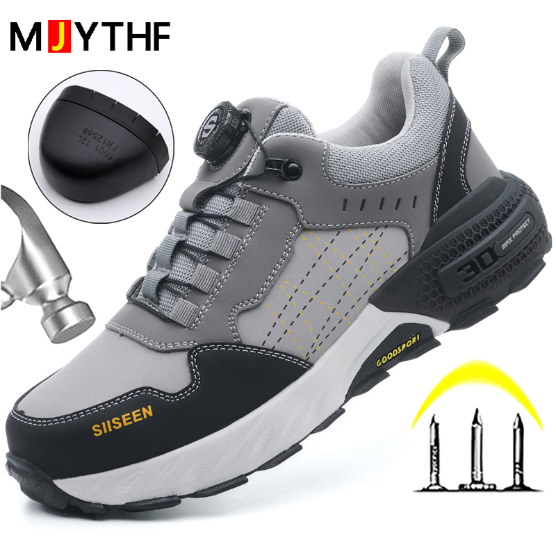 Black Leather Safety Shoes Sec - Embroidery Garments review and price