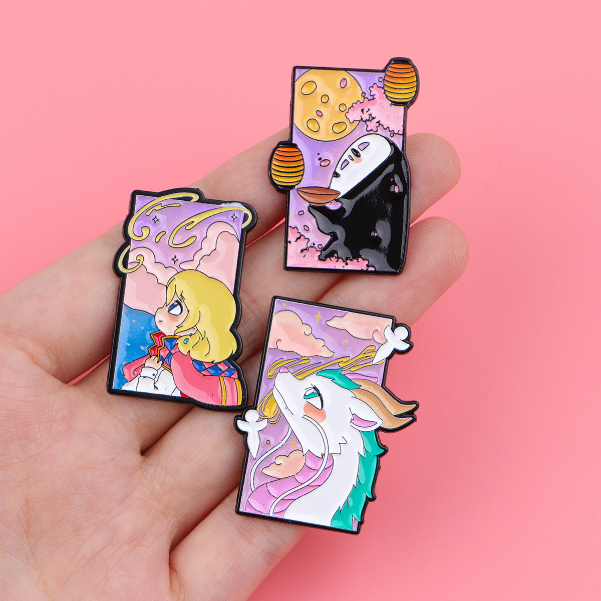 Healing Anime Series Enamel Pi - Embroidery Reddit review and price