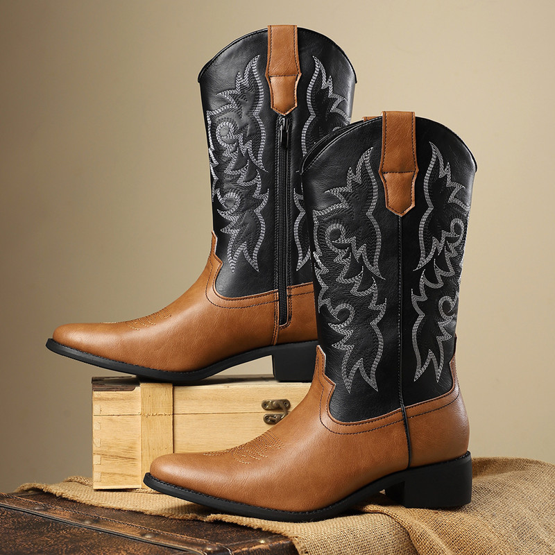 NEW Men High Boots Embroidery  - Embroidery Garments review and price