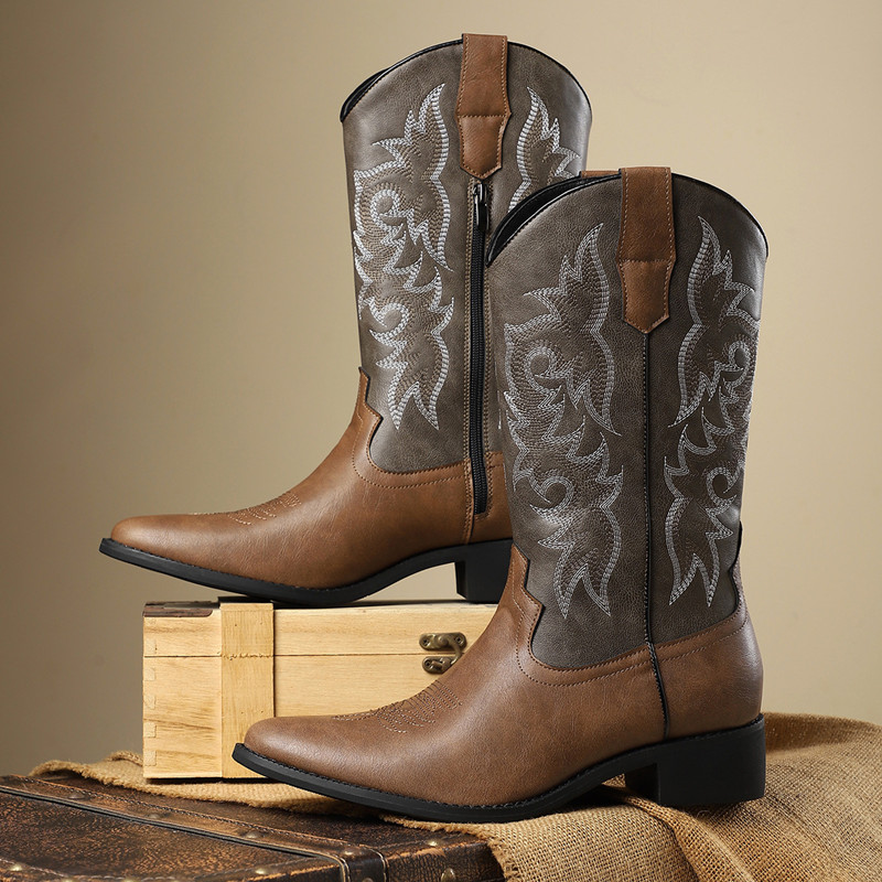 NEW Men High Boots Embroidery  - Embroidery Garments review and price