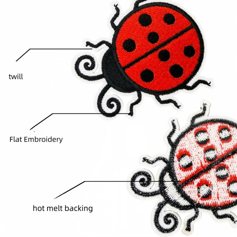 Creative Cute Cartoon Insect S - Embroidery Lady Bug review and price