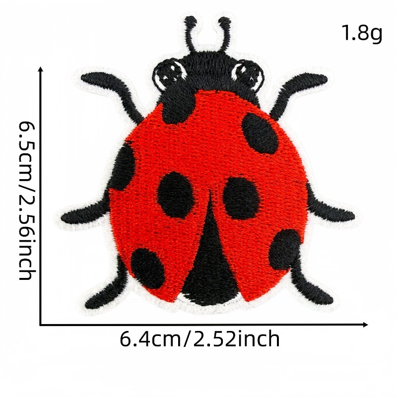 Creative Cute Cartoon Insect S - Embroidery Lady Bug review and price