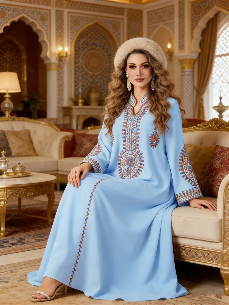 Eid Embroidery Party Dress Wom - Embroidery Kebaya review and price