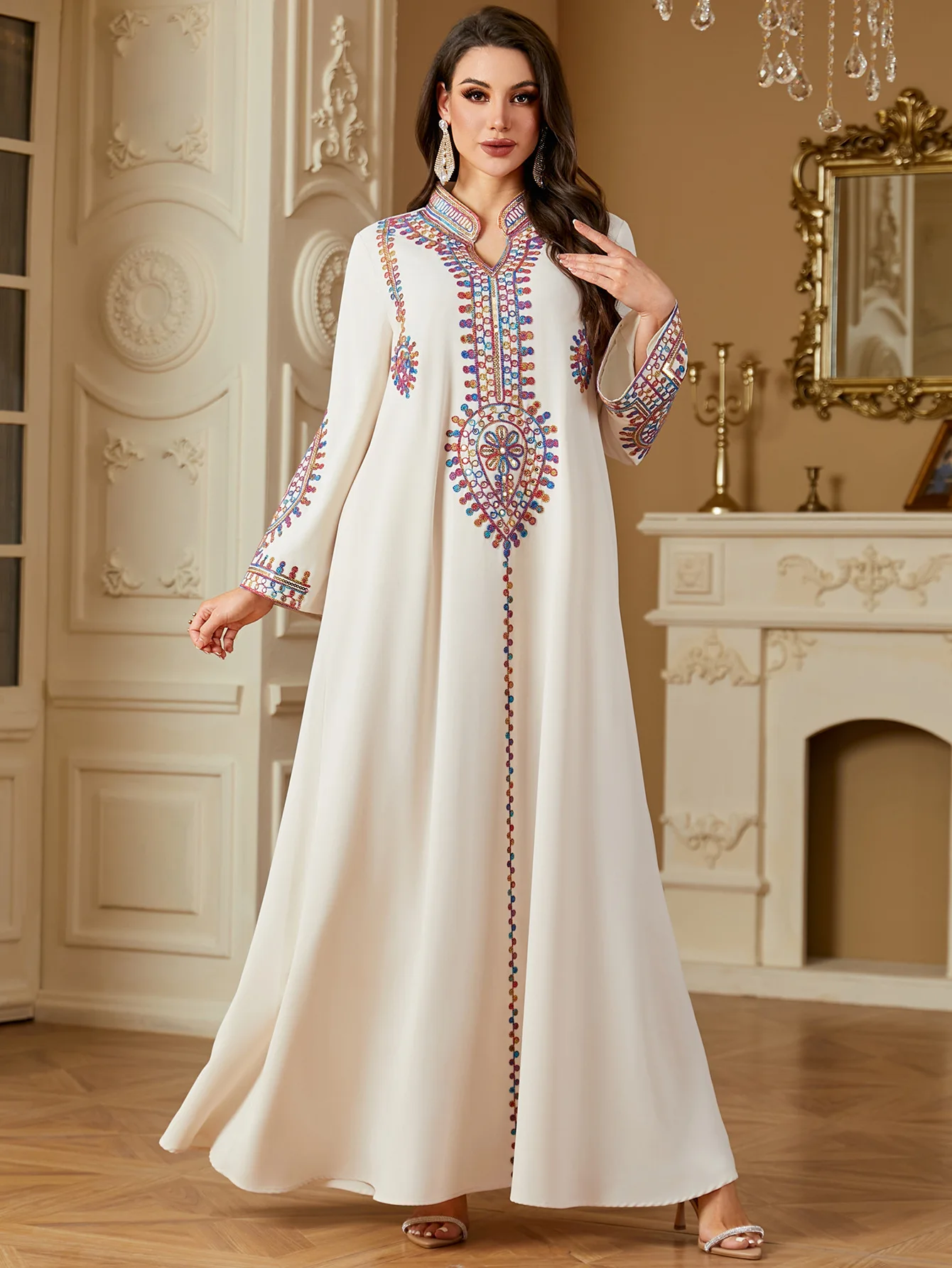 Eid Embroidery Party Dress Wom - Embroidery Kebaya review and price