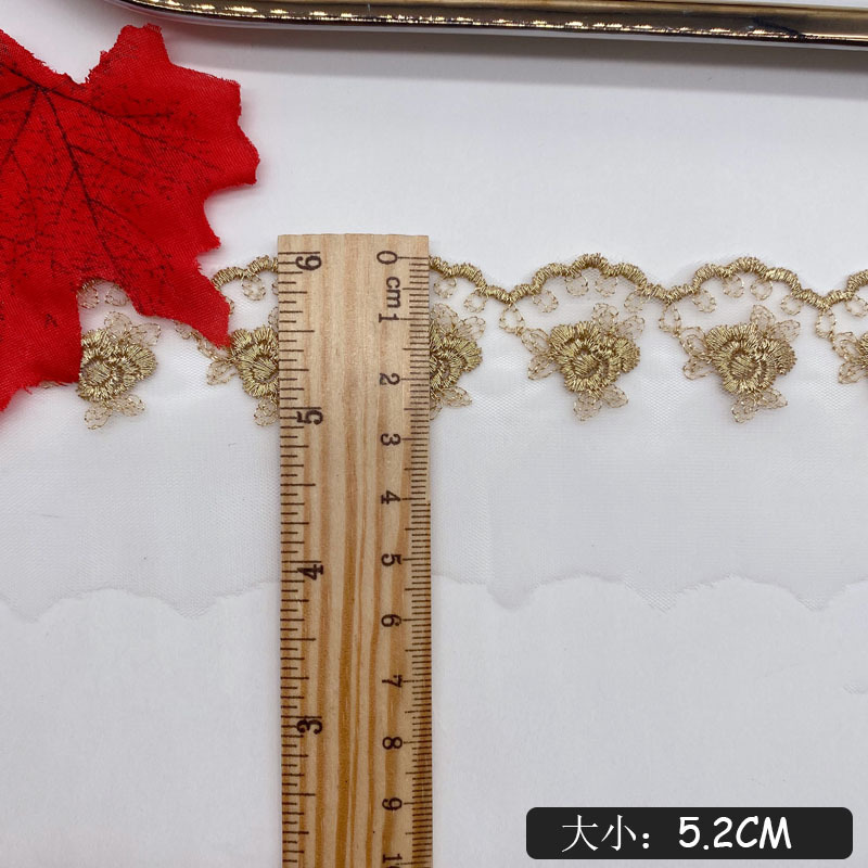 Gold thread embroidery rose fl - Embroidery Rose review and price